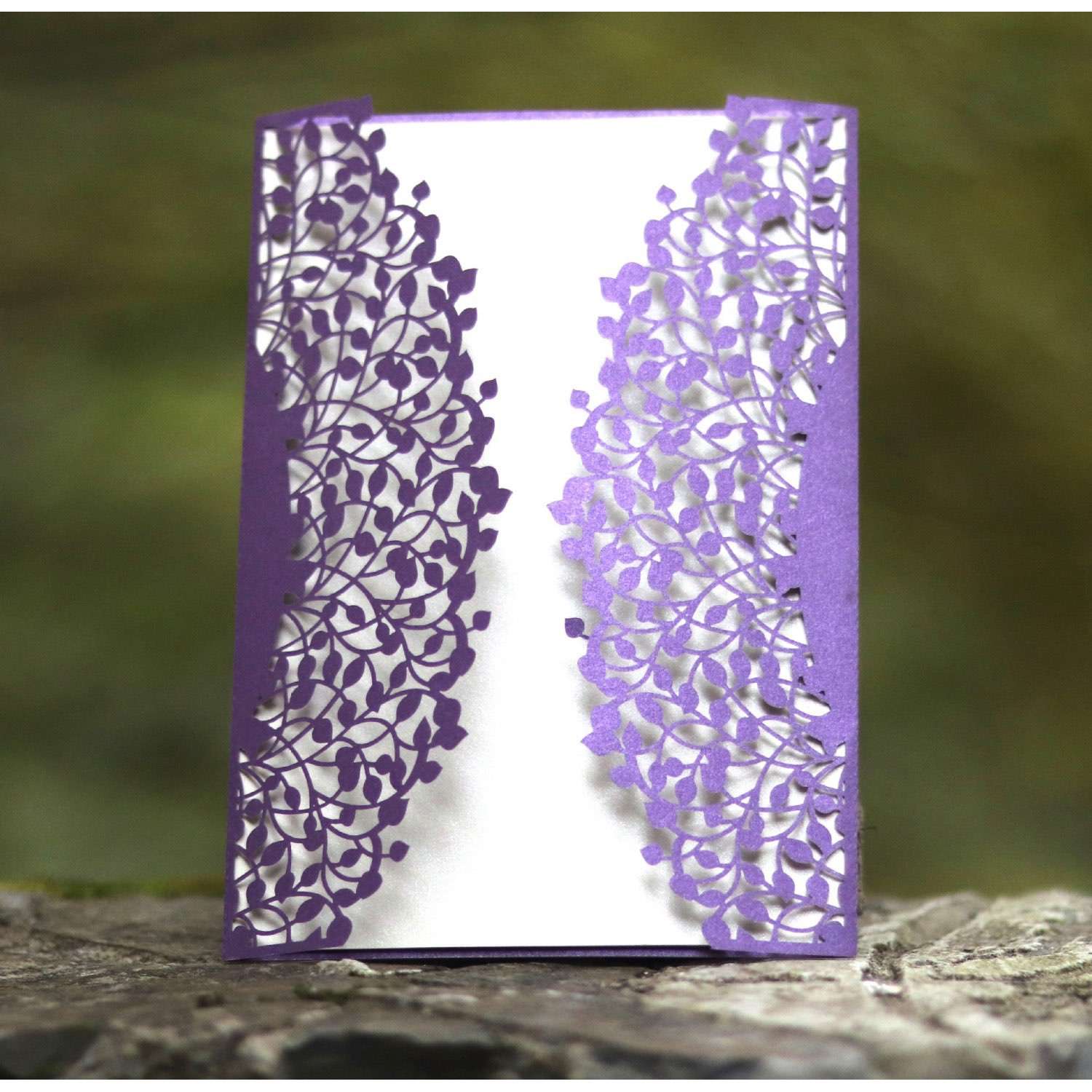 Laser Holder Wholesale Wedding Decoration Holiday Invitation Card